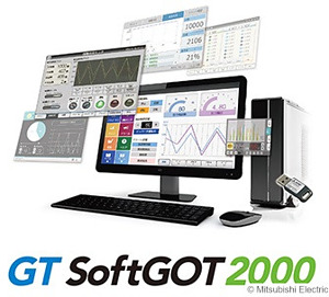 GT SoftGOT2000 Laufzeit V1,eng,für GOT2000 Projekte,USB-Dongle
