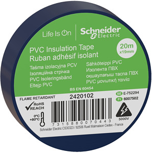 PVC Isolierband B=19mm, Länge: 20m,
