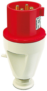 Stecker Trompetenverschraubung 32A CEEtyp 400V 50/60HZ 6h rt 4p IP44