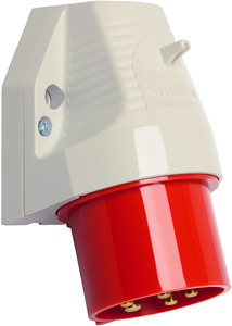 CEE-Wandgerätestecker 5x32A 400V 6h IP44 Aussenbefestigung
