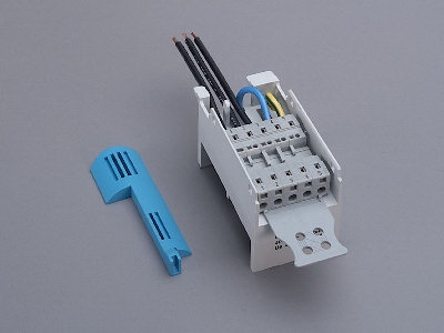Basismodul mit PE + N Sys.40 mit Steckverbinder
